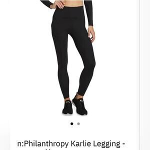 Revolve n:Philanthropy NWT Karlie High Waisted Classic Leggings in Black Cat M